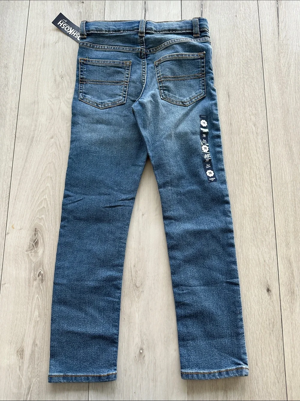OshKosh B'gosh Kid Skinny-Leg Jeans Bright Indigo 7R NWT